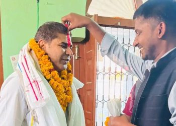 सामाजिक विकास इकाई सर्लाहीकाे रूपमा प्रमुख कुशवाहा हाँजिर ।